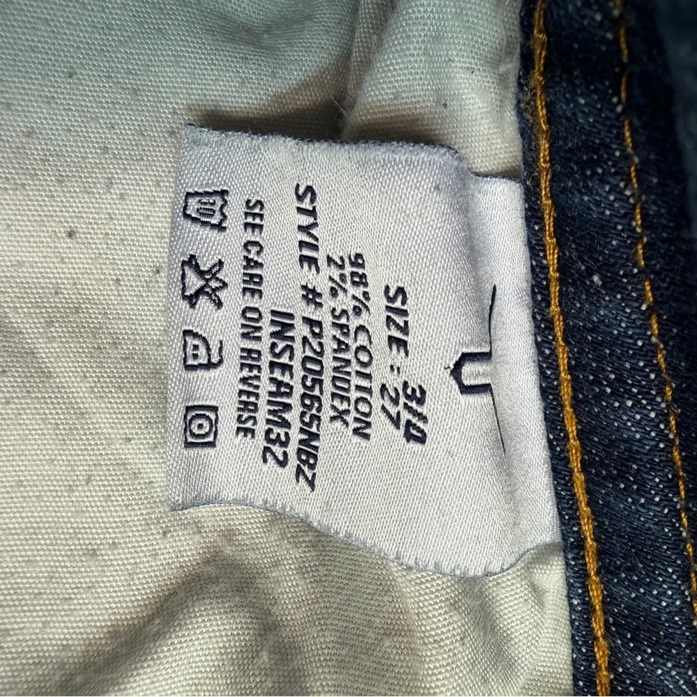 Vigoss Studio Y2K Vintage Low Rise Bootcut Dark Wash Indie Sleeze Jean 27 - Picture 8 of 11